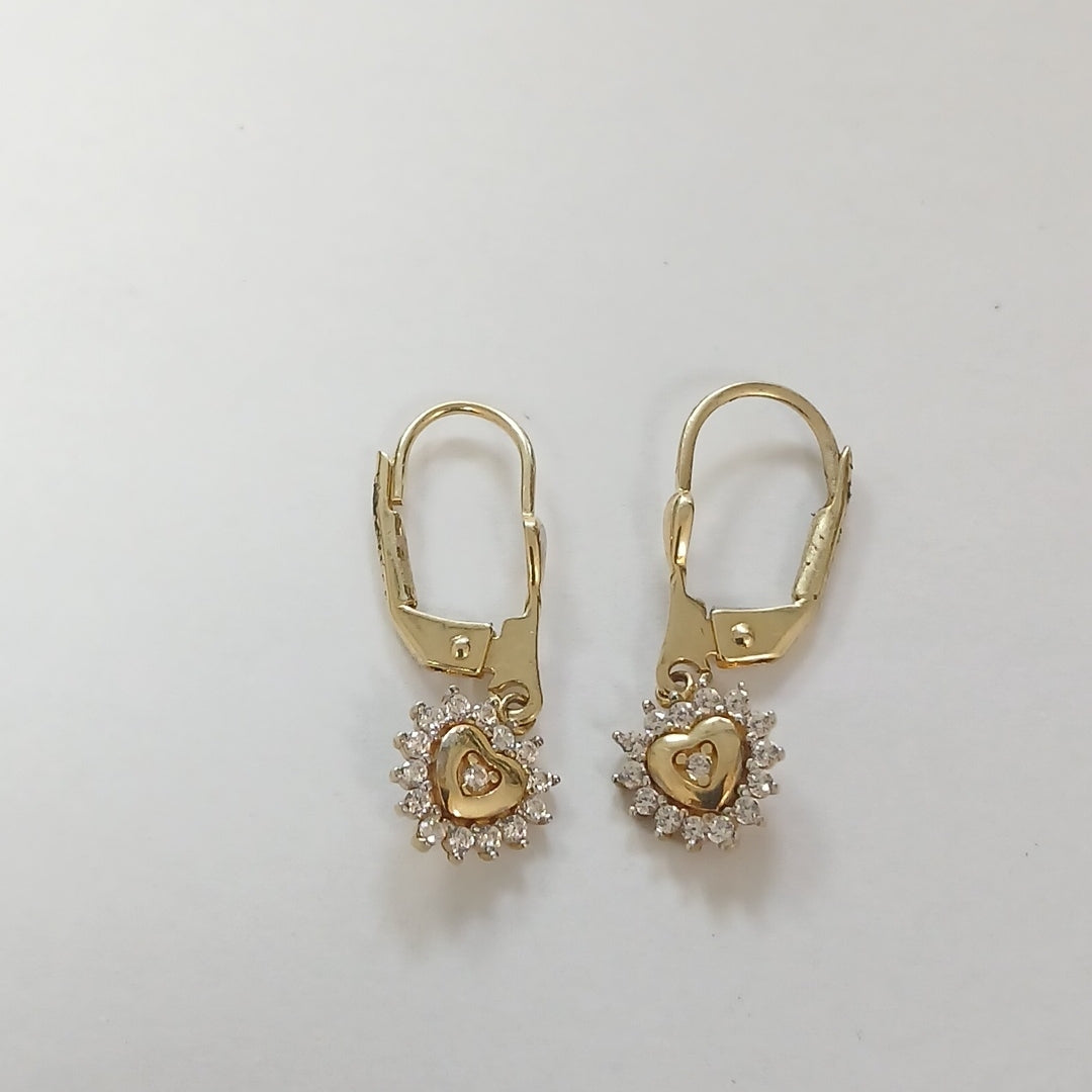 ARETES PAR ORO 14 K 2,20 GRMS (SEMINUEVO)