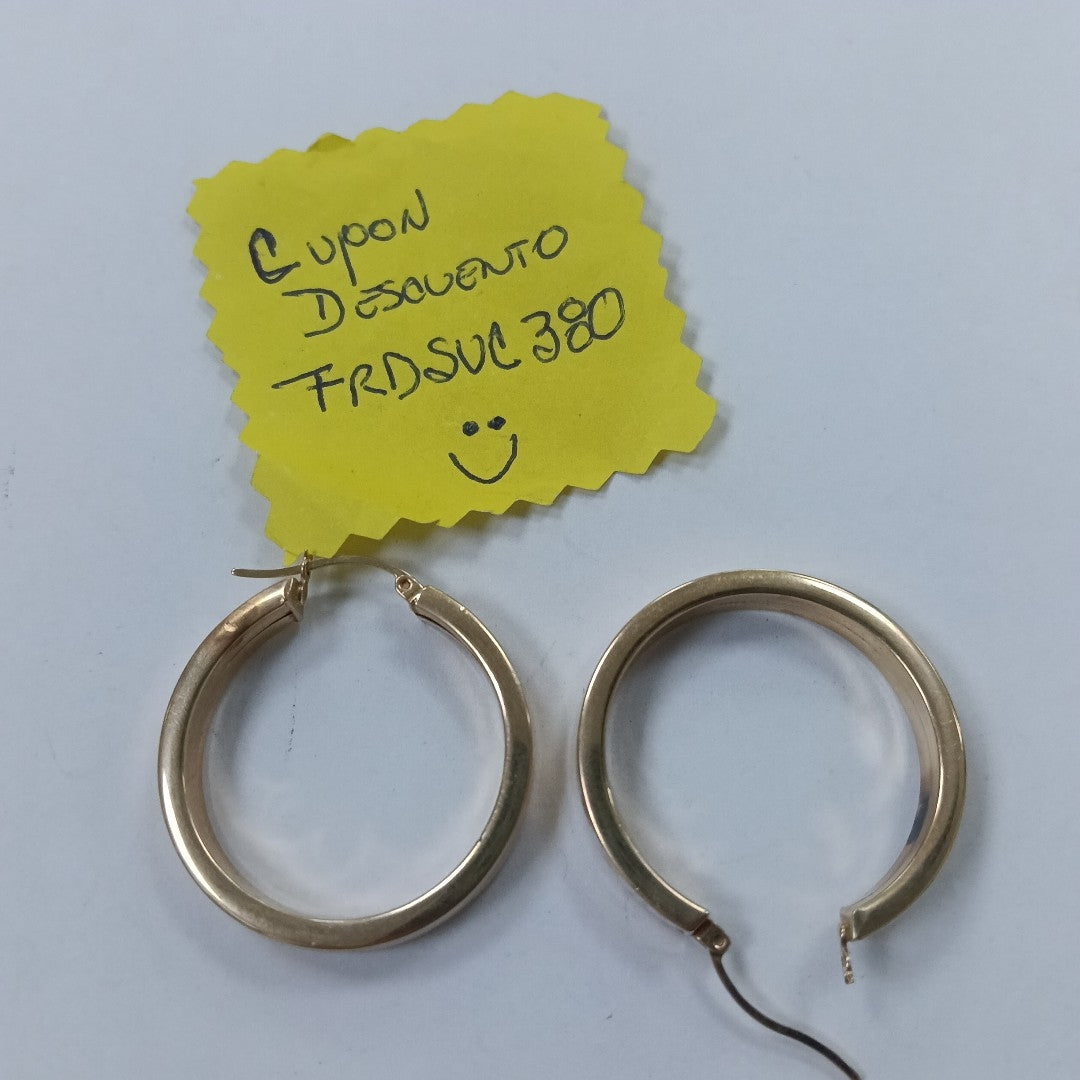ARRACADAS PAR ORO 14 K 6,30 GRMS (SEMINUEVO)