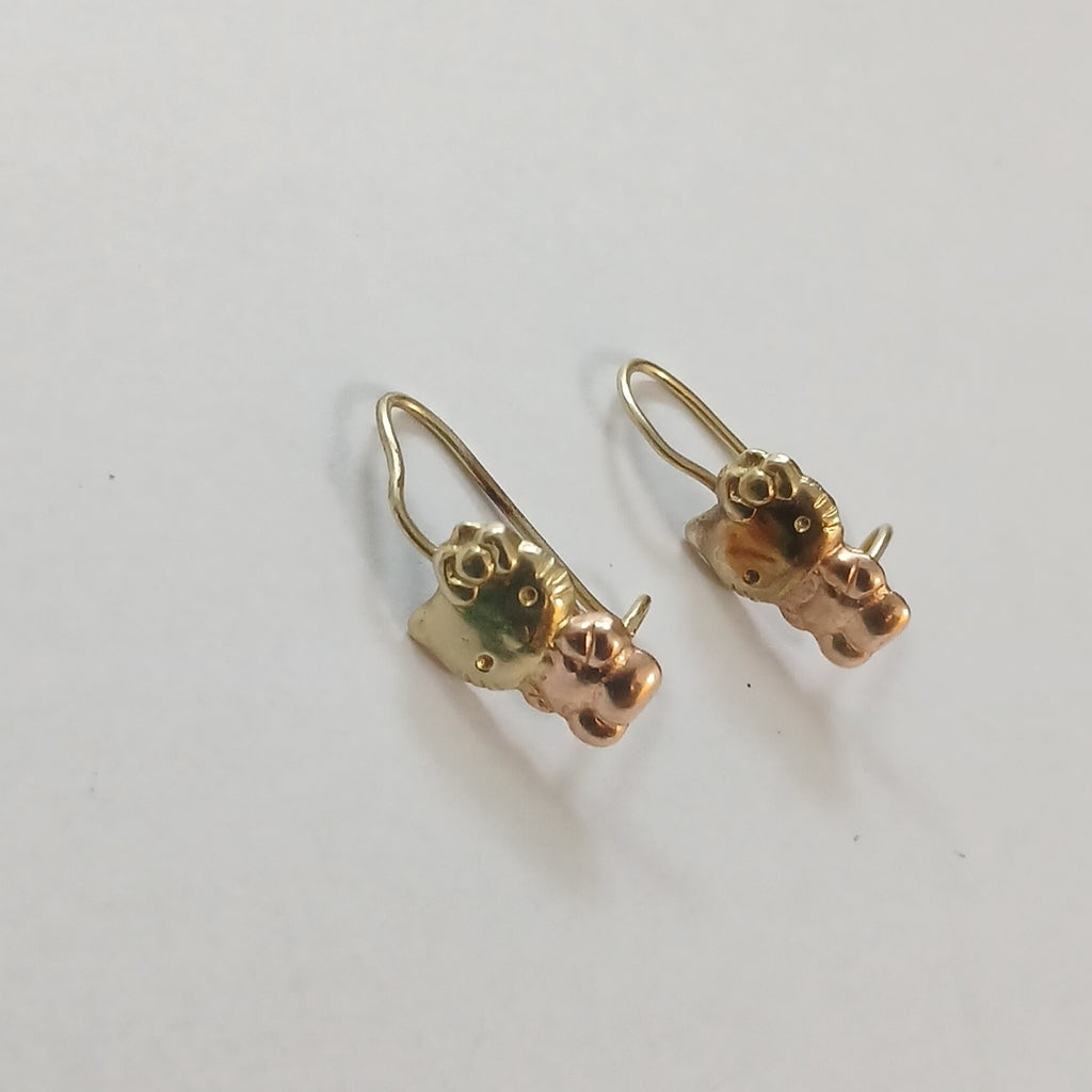 ARETES PAR ORO 14 K 1,20 GRMS (SEMINUEVO)