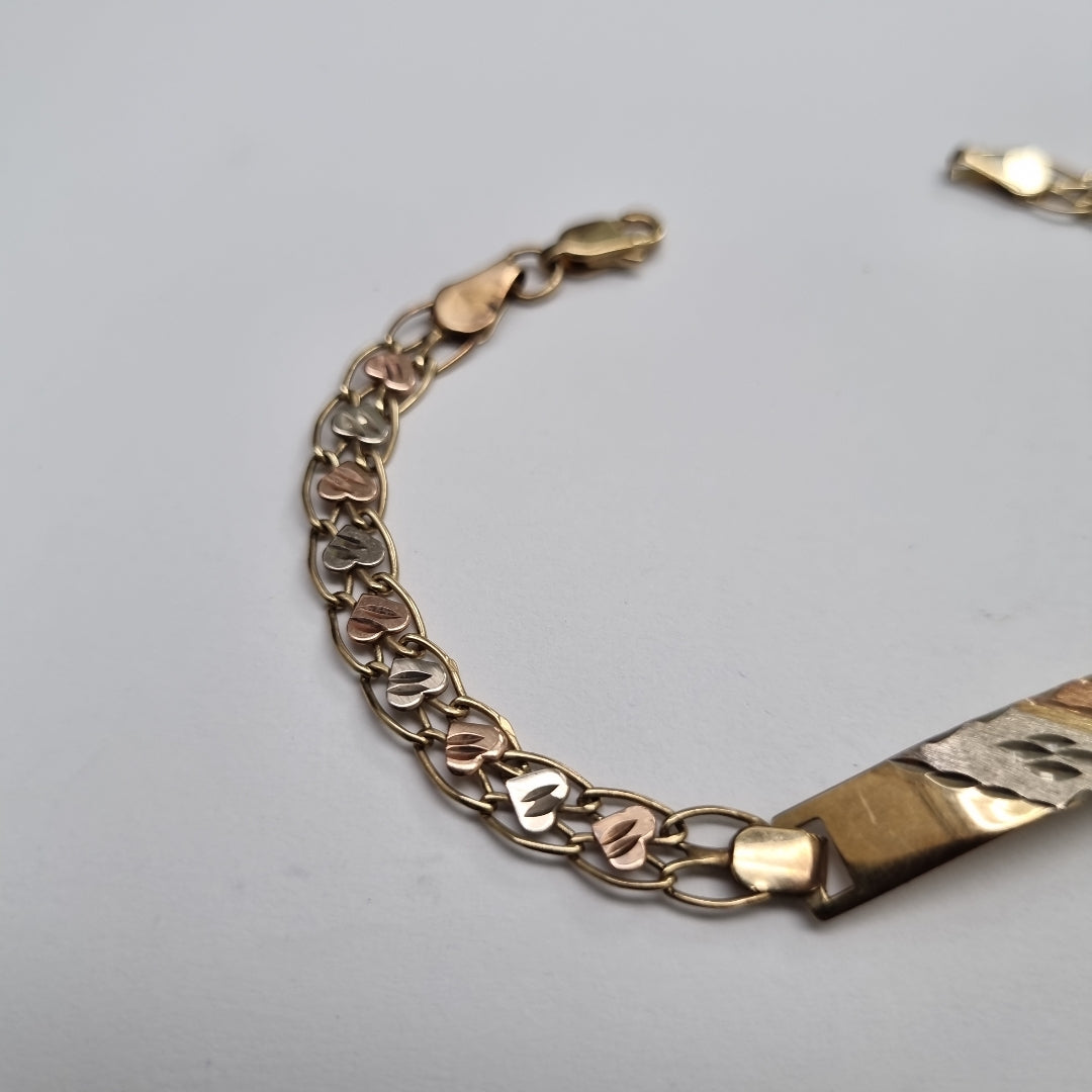 ESCLAVA ORO,ORO COMBINADO 10 K 5,10 GRMS (SEMINUEVO)