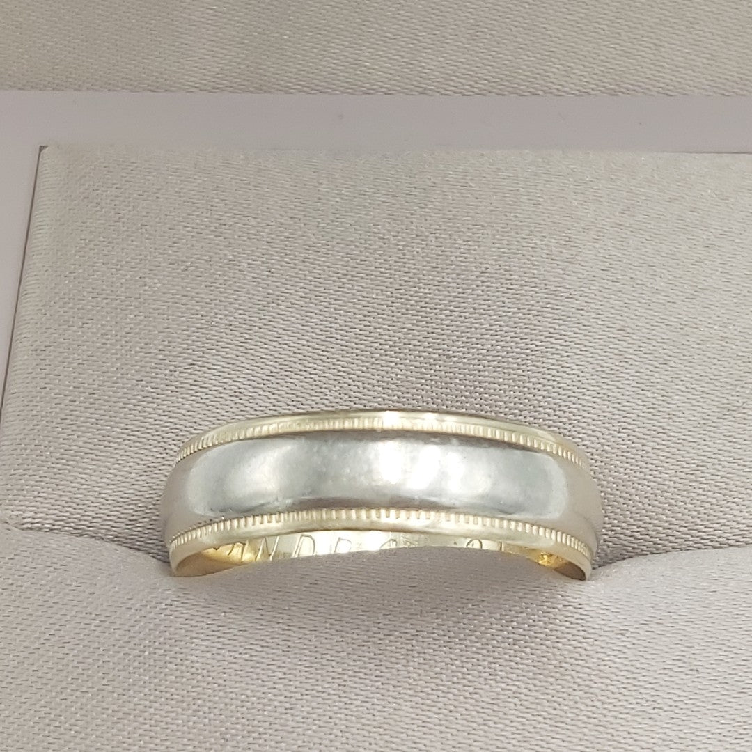ARGOLLA ORO PLATINO 14 K 5,40 GRMS (SEMINUEVO)