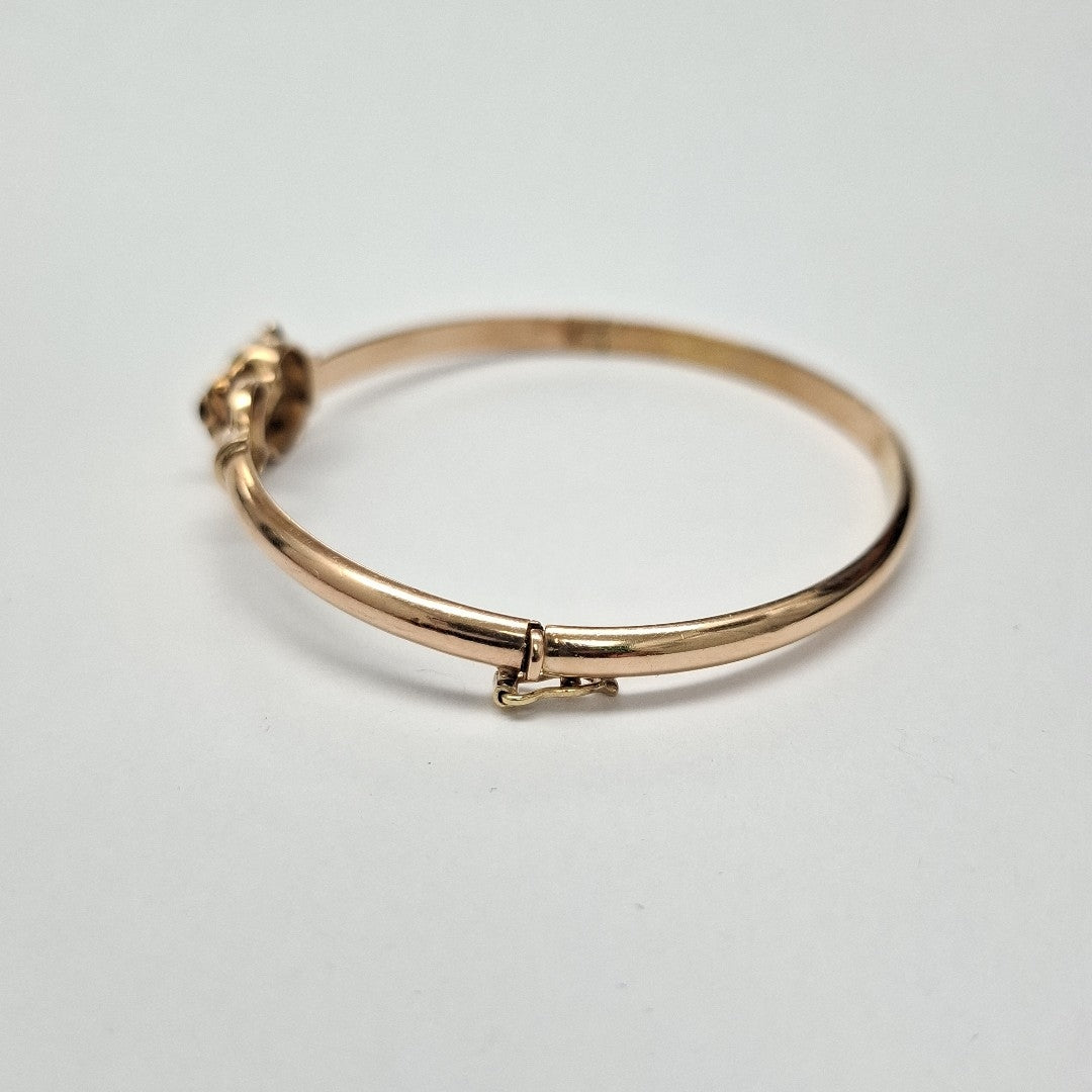 PULSERA RIGIDA ORO 10 K 6.8 GRMS (SEMINUEVO)