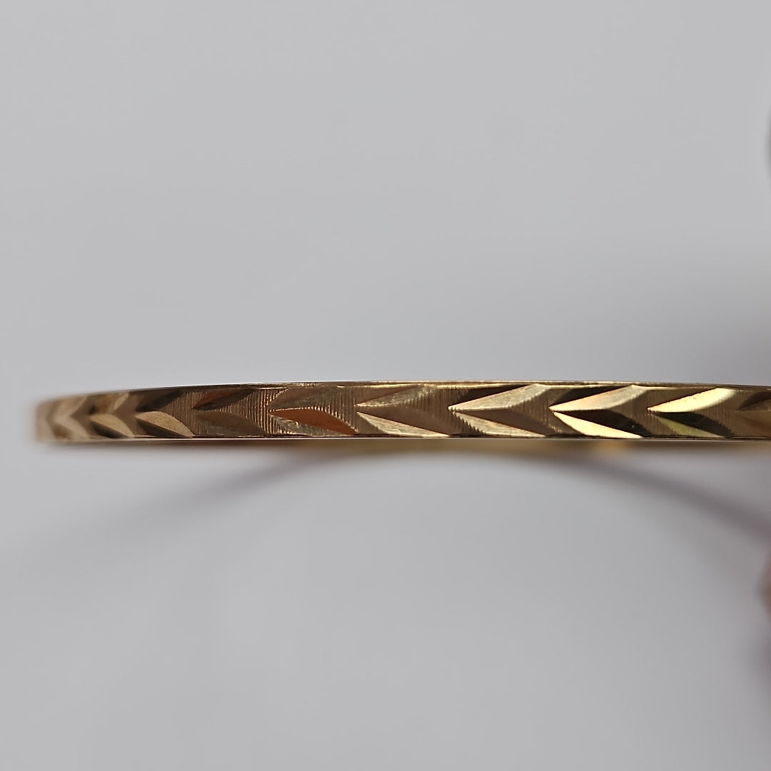PULSERA RIGIDA ORO 14 K 5.9 GRMS (SEMINUEVO)