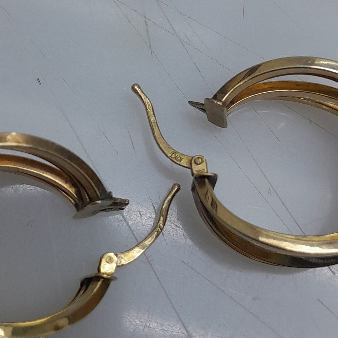 ARETES PAR ORO 10 K 4 GRMS (SEMINUEVO)