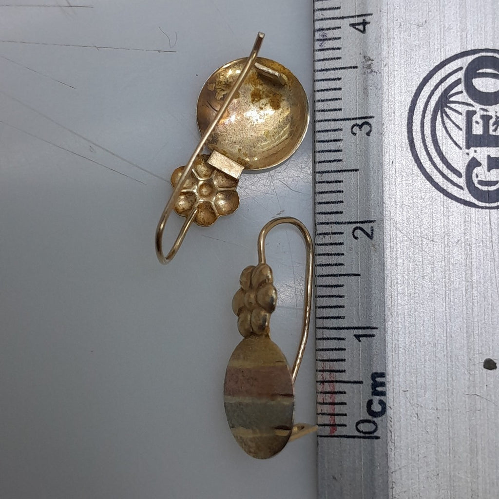 ARETES PAR ORO 10 K 1,20 GRMS (SEMINUEVO)