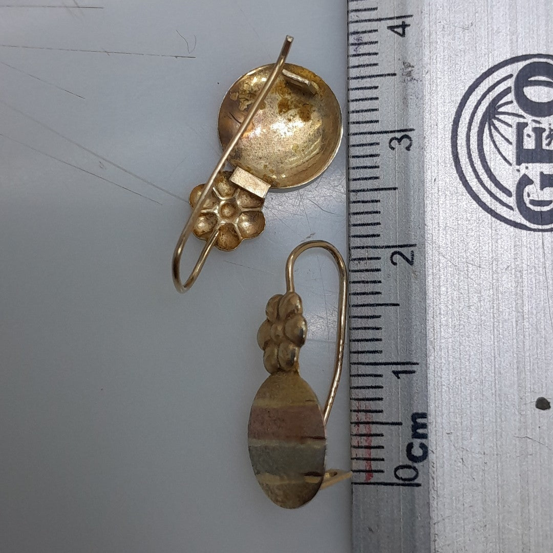 ARETES PAR ORO 10 K 1,20 GRMS (SEMINUEVO)