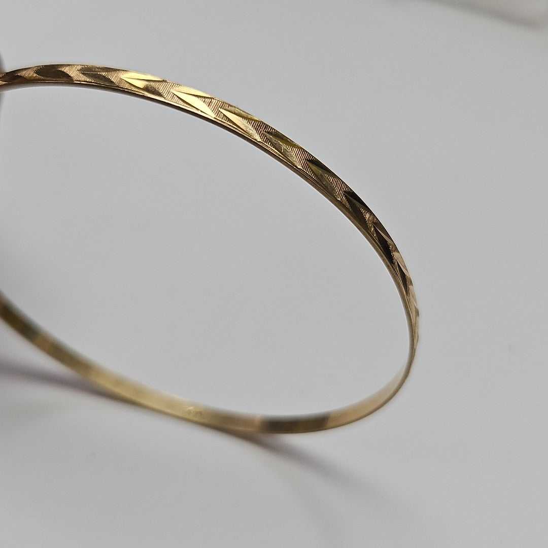 PULSERA RIGIDA ORO 14 K 5.9 GRMS (SEMINUEVO)
