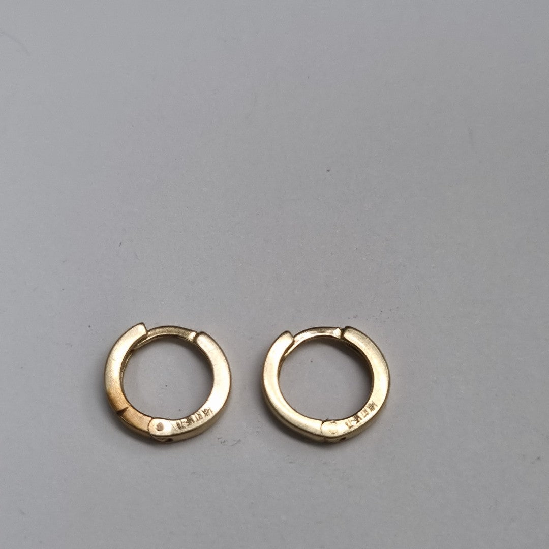 ARRACADAS PAR ORO 14 K 1,30 GRMS (SEMINUEVO)