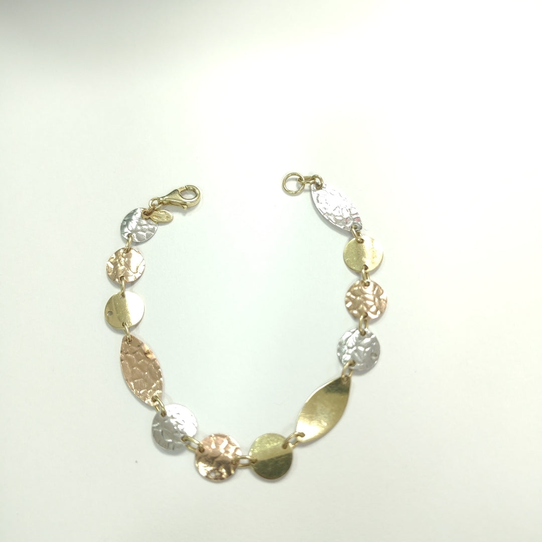 PULSERA ORO,ORO COMBINADO 14 K 6,20 GRMS (SEMINUEVO)