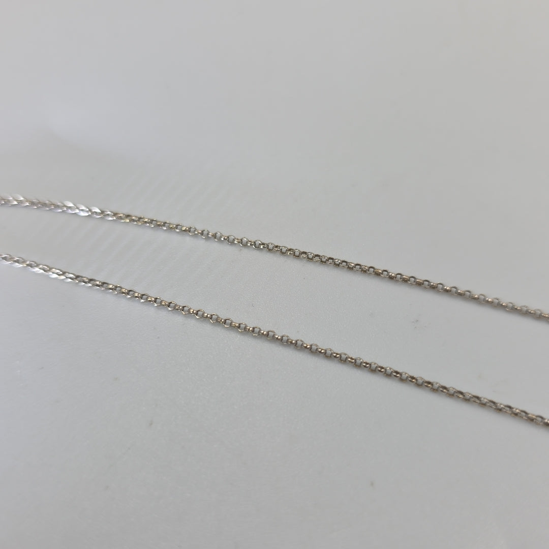 CADENA ORO BLANCO 14 K 1,50 GRMS (SEMINUEVO)