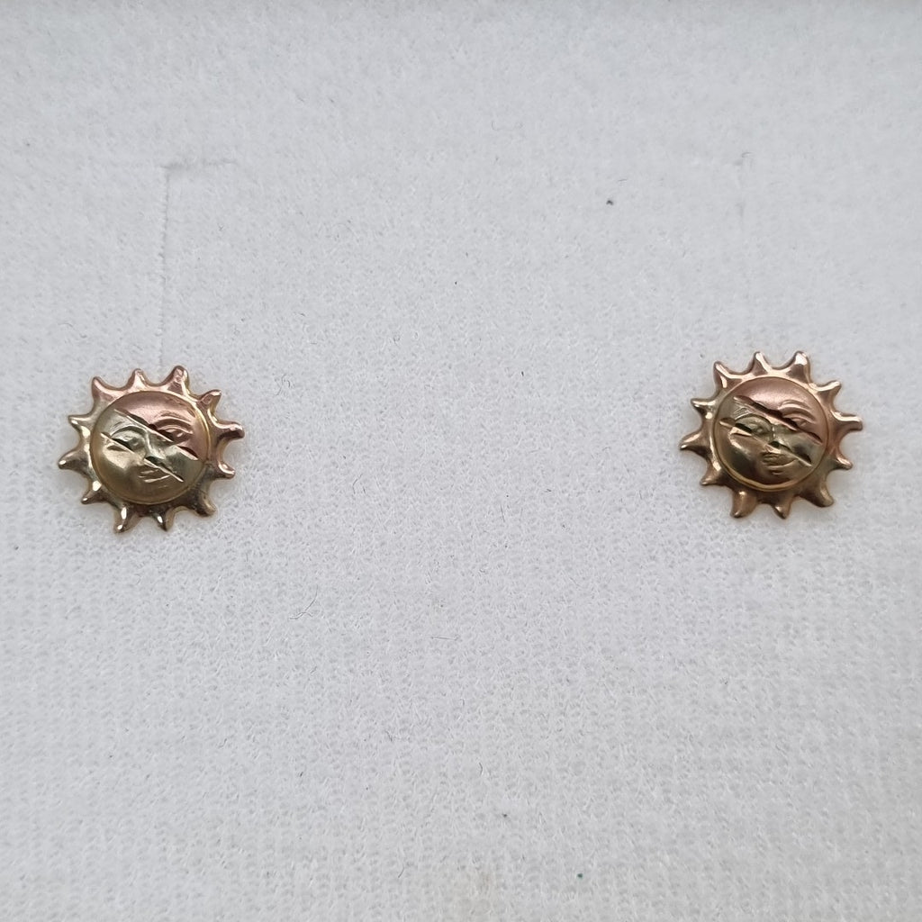BROQUELES PAR ORO,ORO COMBINADO 10 K 0,60 GRMS (SEMINUEVO)