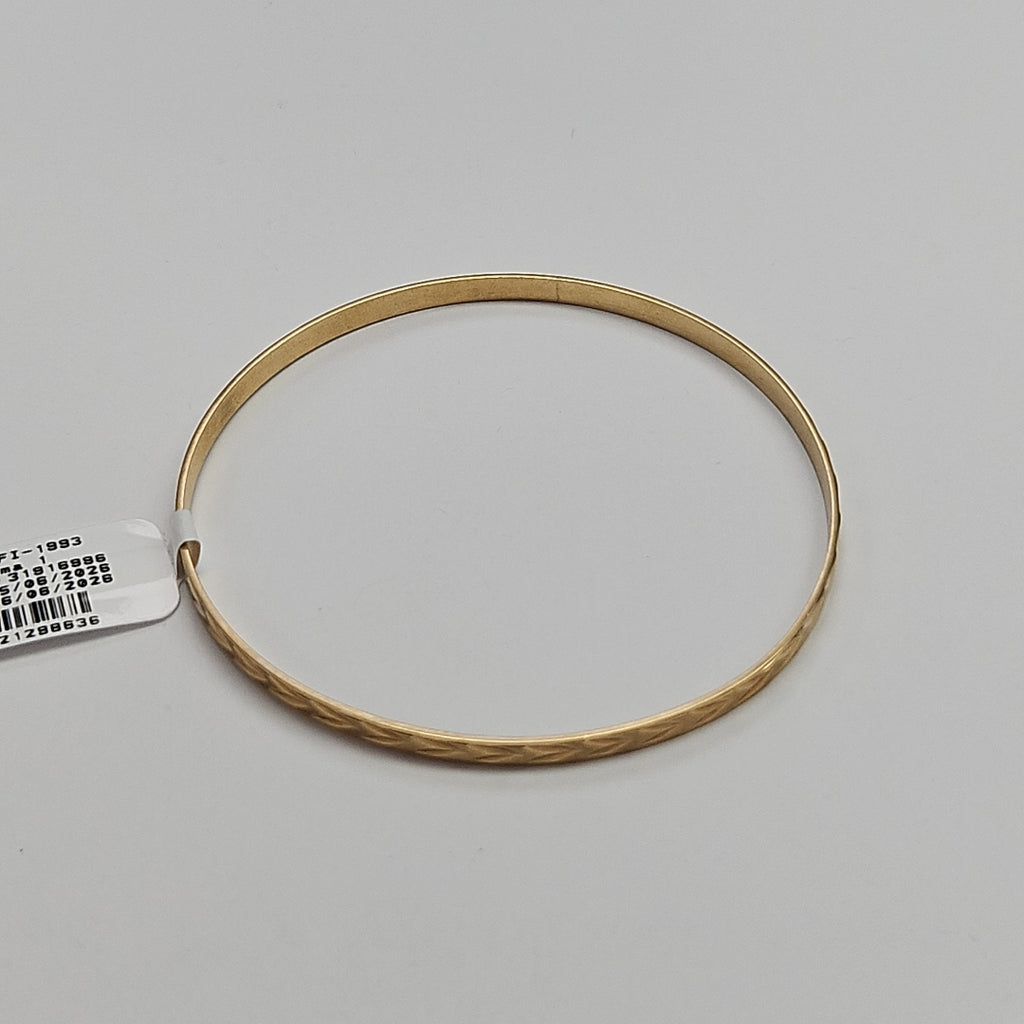 PULSERA RIGIDA ORO 14 K 7.5 GRMS (SEMINUEVO)