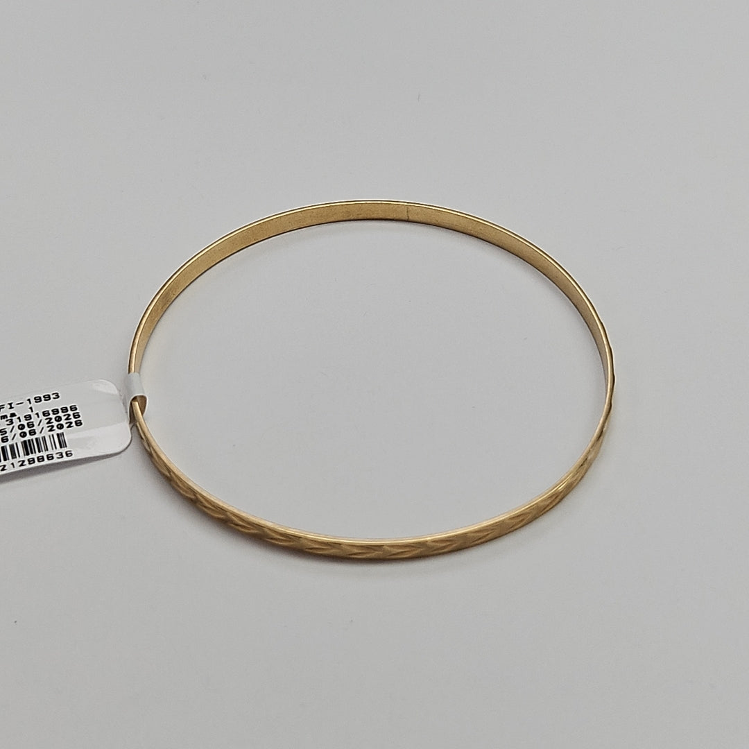 PULSERA RIGIDA ORO 14 K 7.5 GRMS (SEMINUEVO)