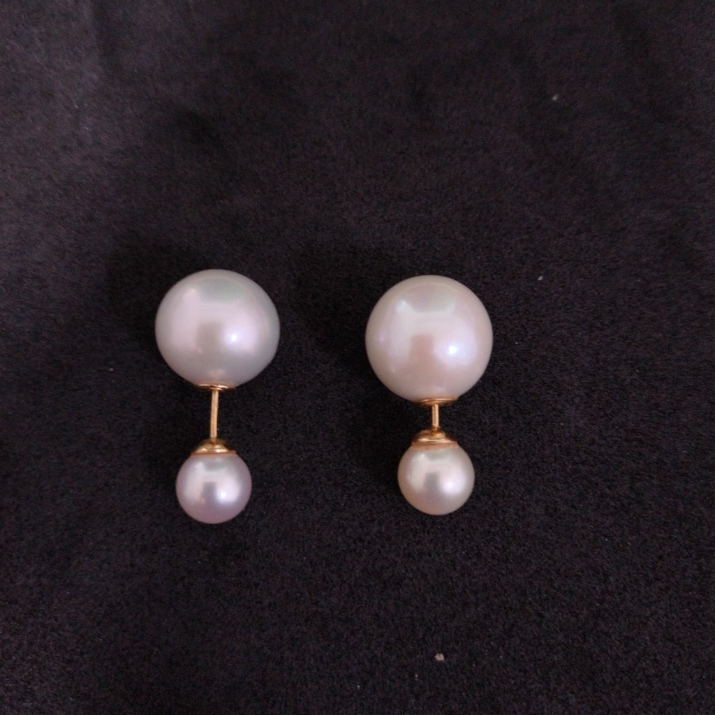 BROQUELES PAR ORO 14 K 11.2 GRMS (SEMINUEVO)