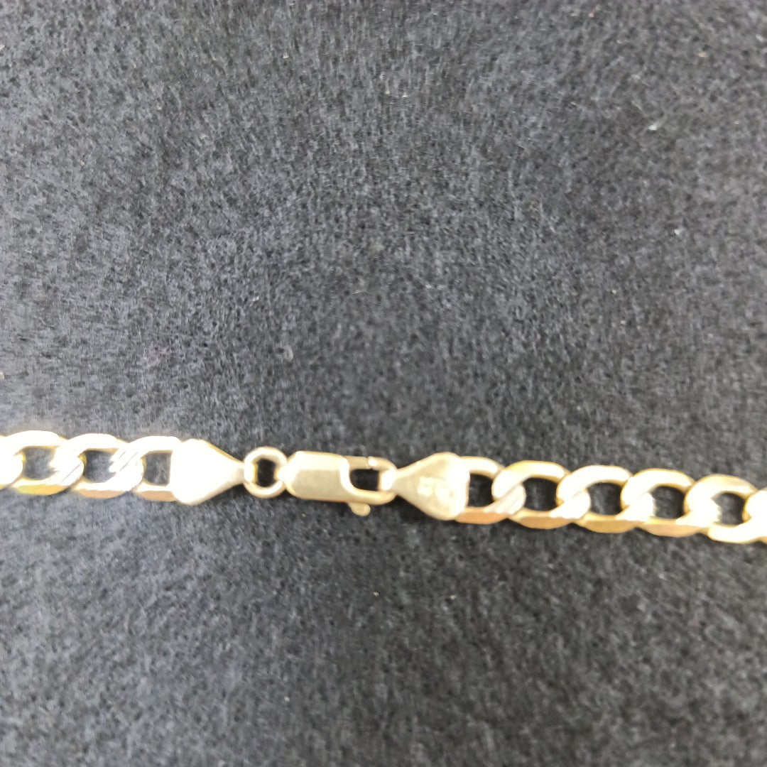 CADENA ORO COMBINADO 10 K 24 GRMS (SEMINUEVO)