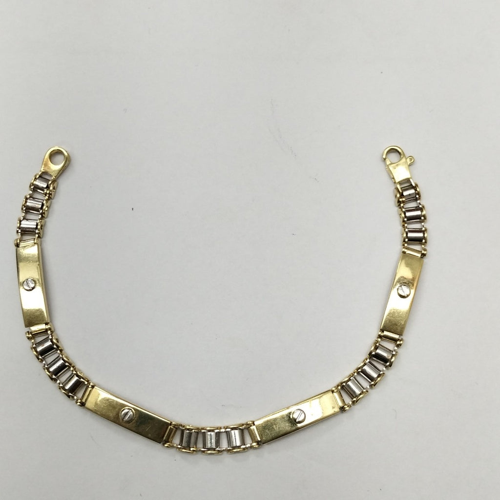 PULSERA ORO,ORO BLANCO 14 K 12,40 GRMS (SEMINUEVO)