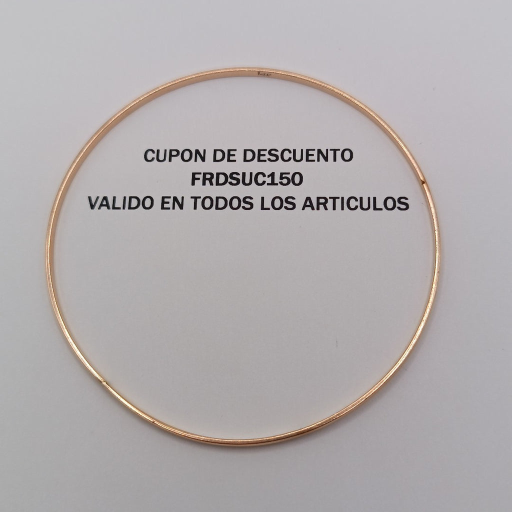 PULSERA RIGIDA ORO 14 K 5,50 GRMS (SEMINUEVO)