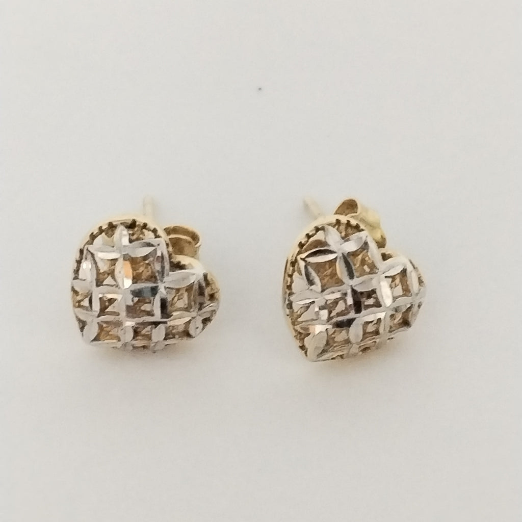BROQUELES PAR ORO COMBINADO 14 K 1.4 GRMS (SEMINUEVO)