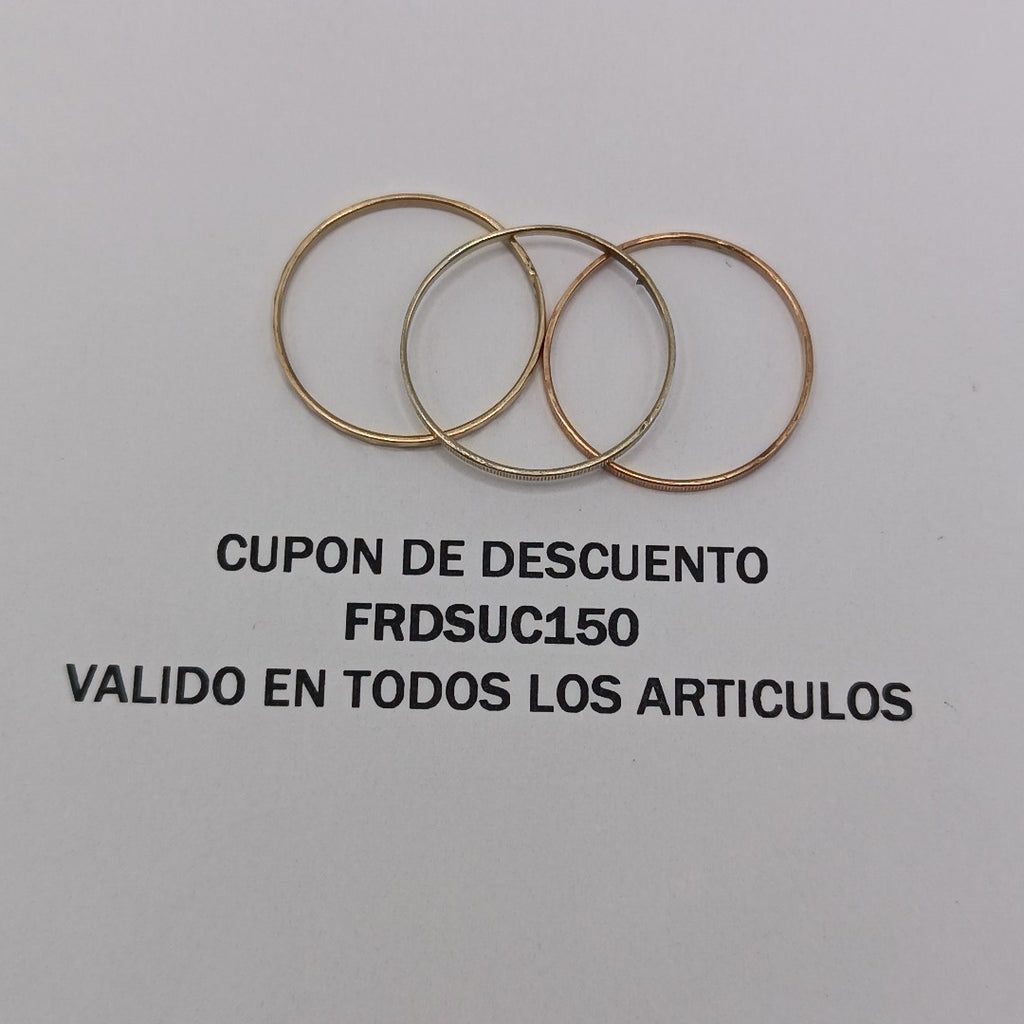 ANILLO ORO 10 K 1,20 GRMS (SEMINUEVO)