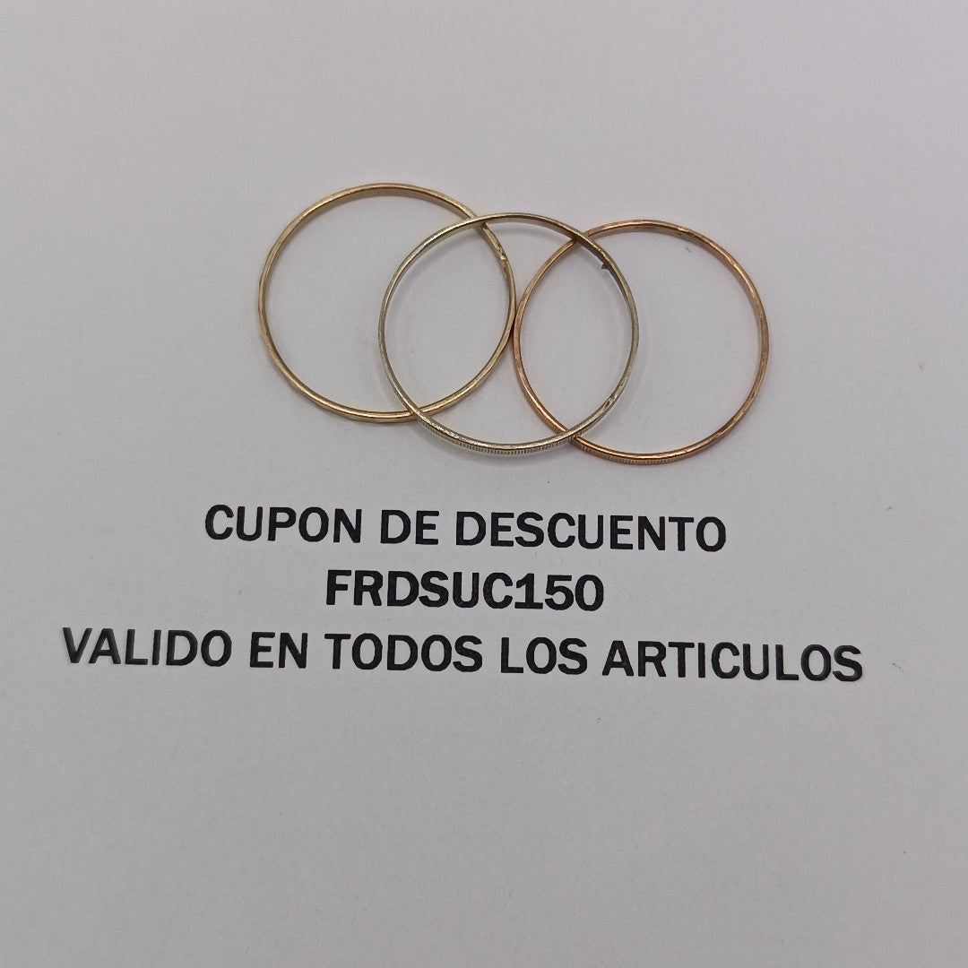 ANILLO ORO 10 K 1,20 GRMS (SEMINUEVO)