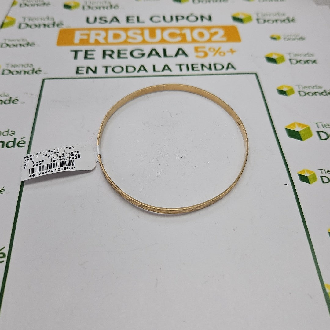 PULSERA RIGIDA ORO 14 K 7.2 GRMS (SEMINUEVO)