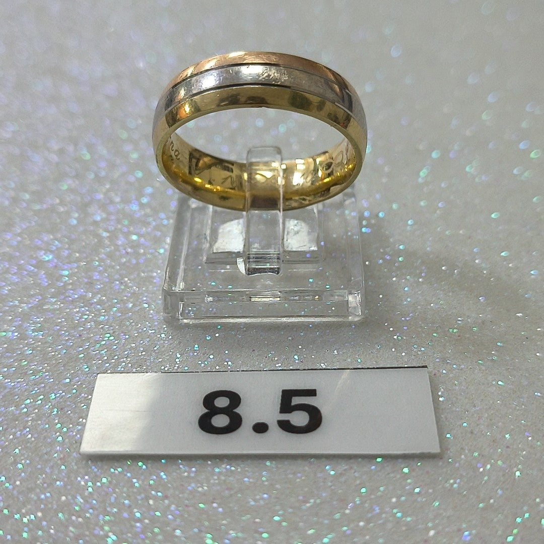 ARGOLLA ORO,ORO COMBINADO 14 K 3,90 GRMS (SEMINUEVO)