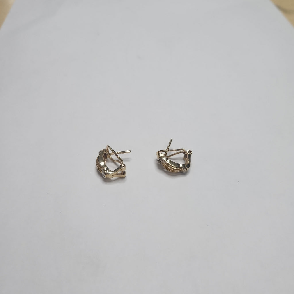 ARETES PAR ORO 14 K 3.4 GRMS (SEMINUEVO)
