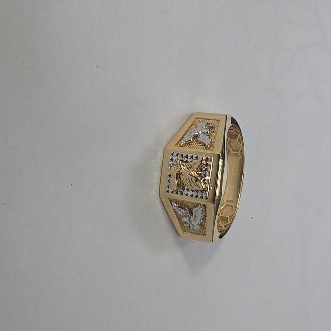 ANILLOS CABALLERO ORO 14K 4.9 (NUEVO)