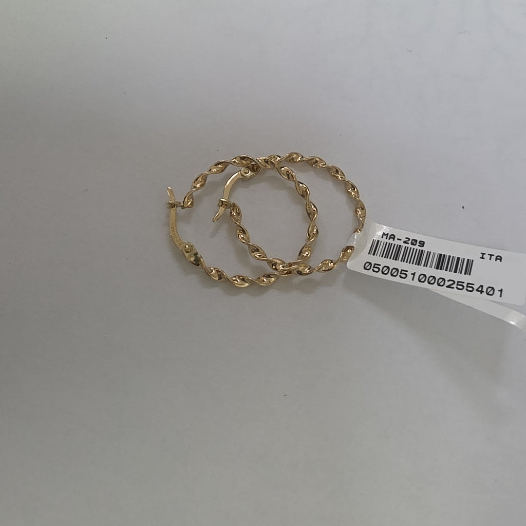 ARRACADAS ORO 14K 1.5 (NUEVO)