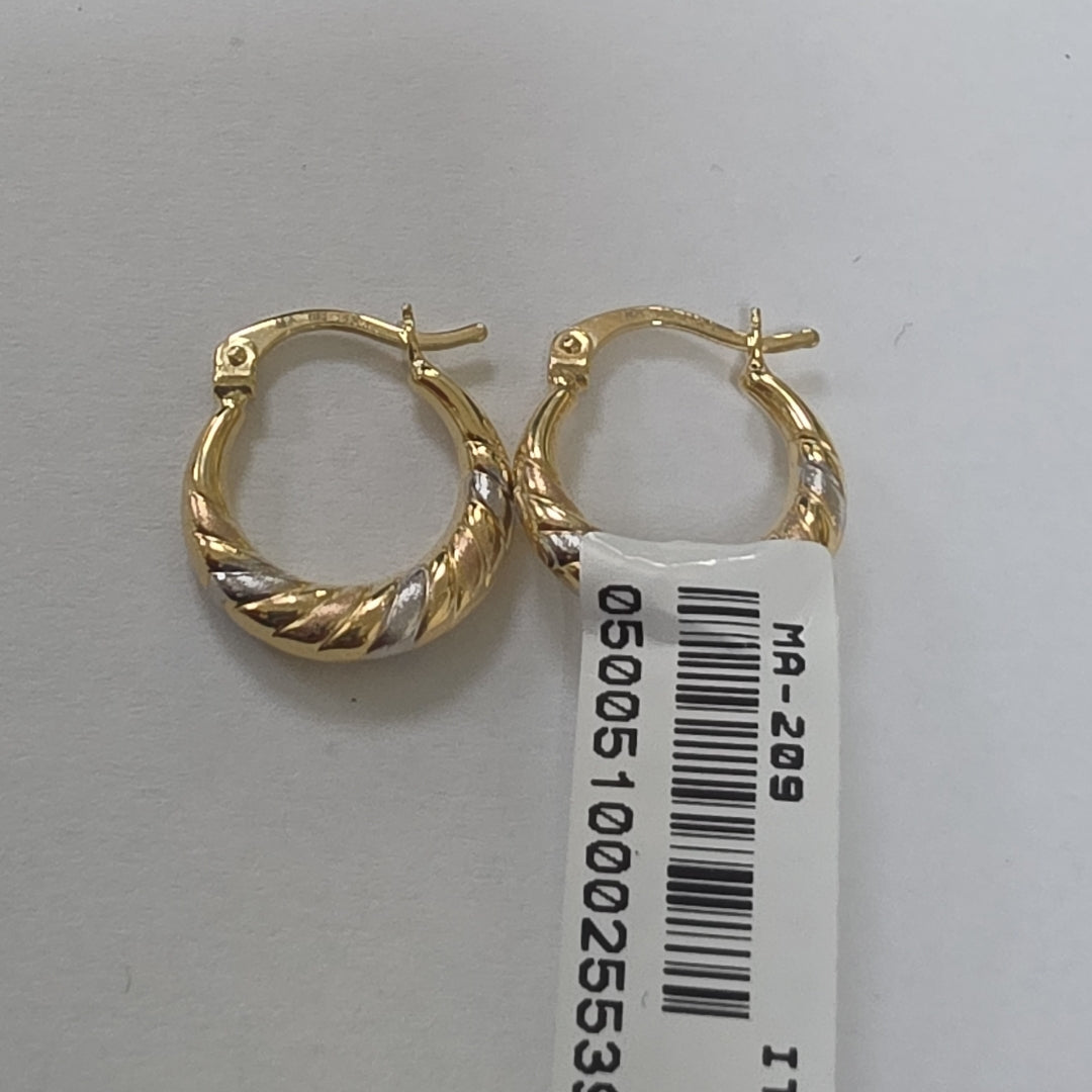 ARRACADAS ORO 14K 1.1 (NUEVO)