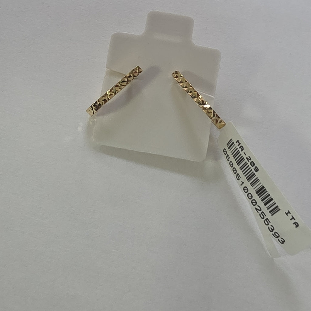 BROQUELES ORO 14K 1.5 (NUEVO)