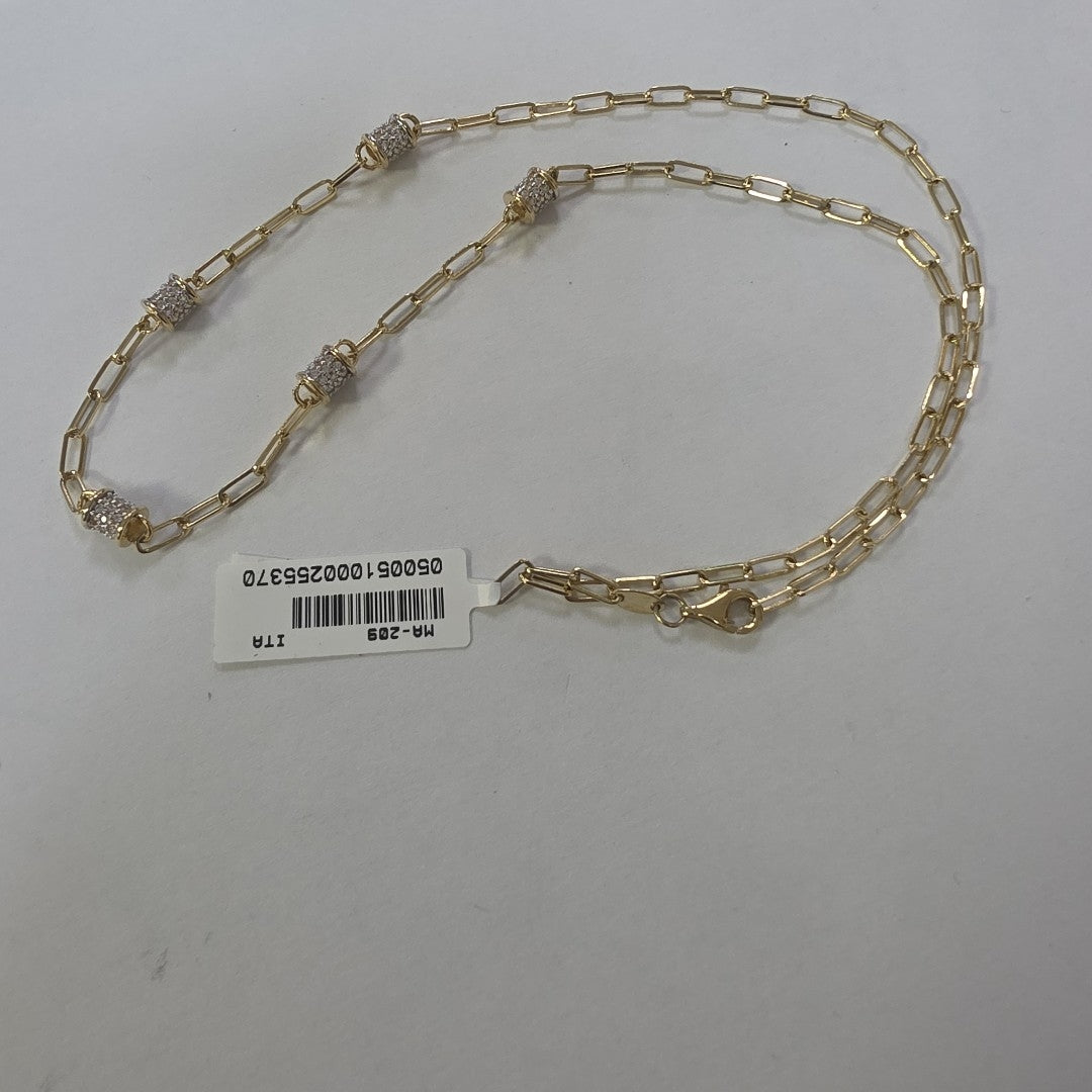 GARGANTILLAS ORO 10K 7 (NUEVO)
