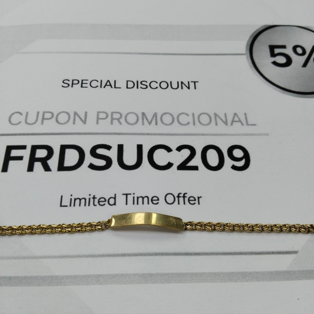 ESCLAVA ORO 10 K 4,20 GRMS (SEMINUEVO)