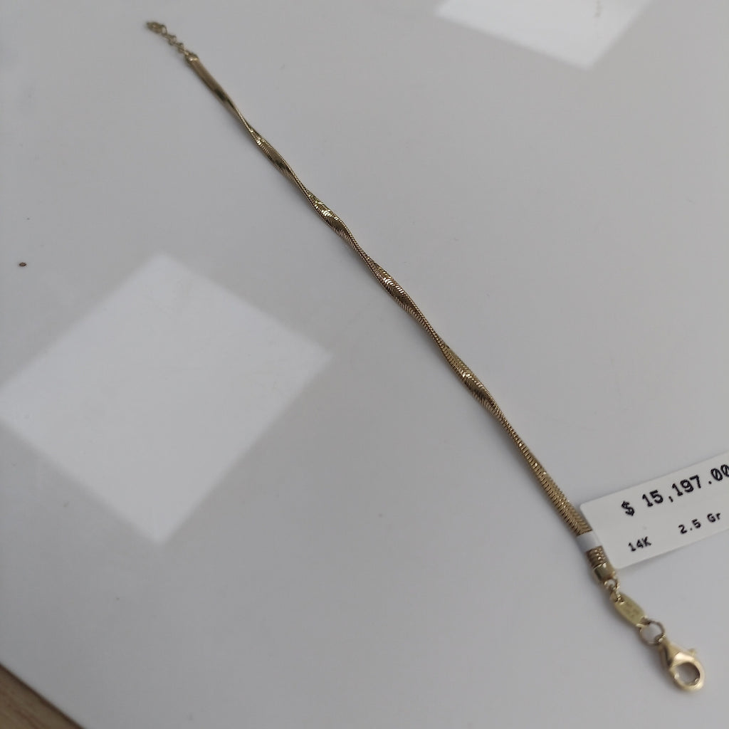 PULSERAS DAMA ORO 14K 2.5 (NUEVO)
