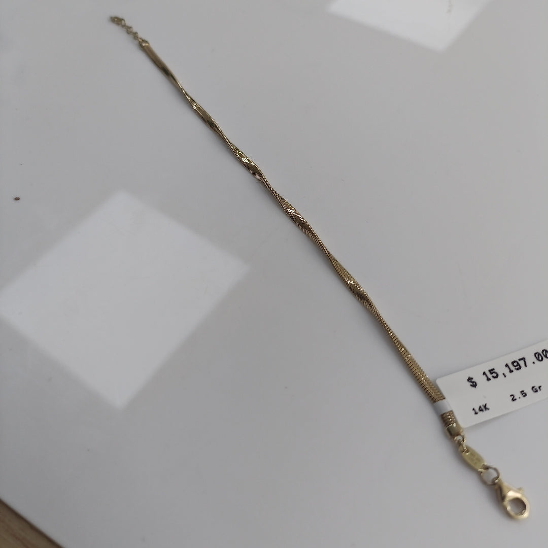 PULSERAS DAMA ORO 14K 2.5 (NUEVO)