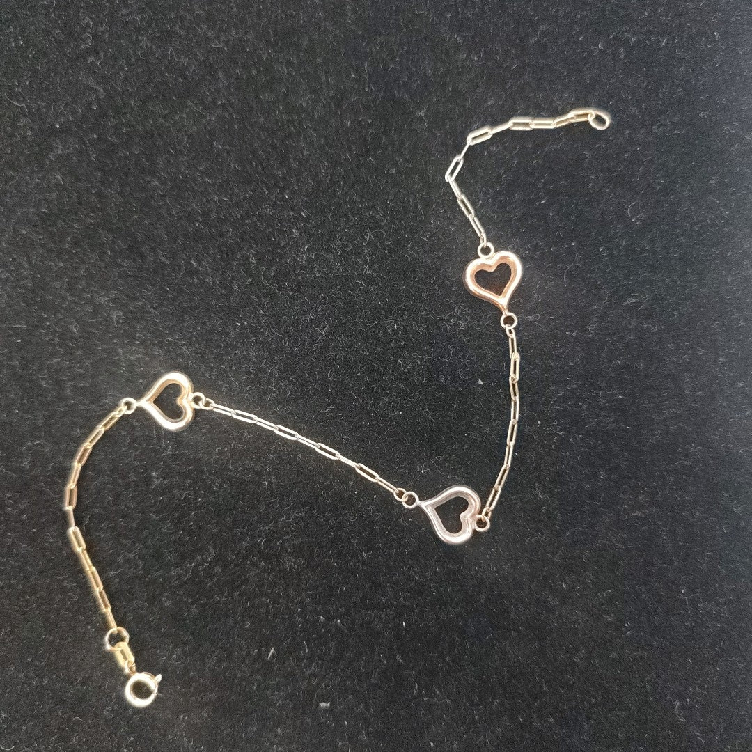 PULSERA ORO, ORO COMBINADO 14 K 1.6 GRMS (SEMINUEVO)