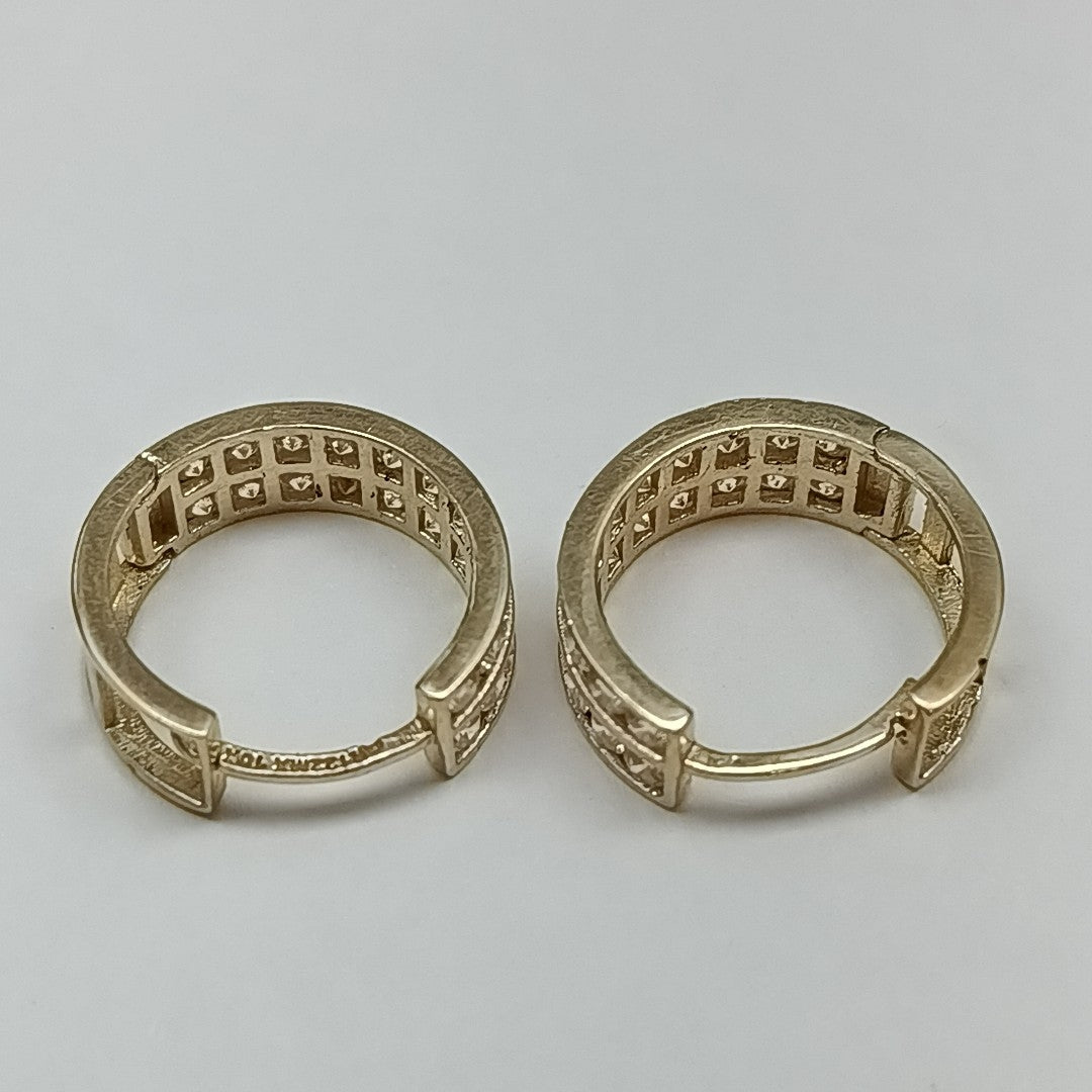 ARRACADAS PAR ORO 10 K 3,00 GRMS (SEMINUEVO)