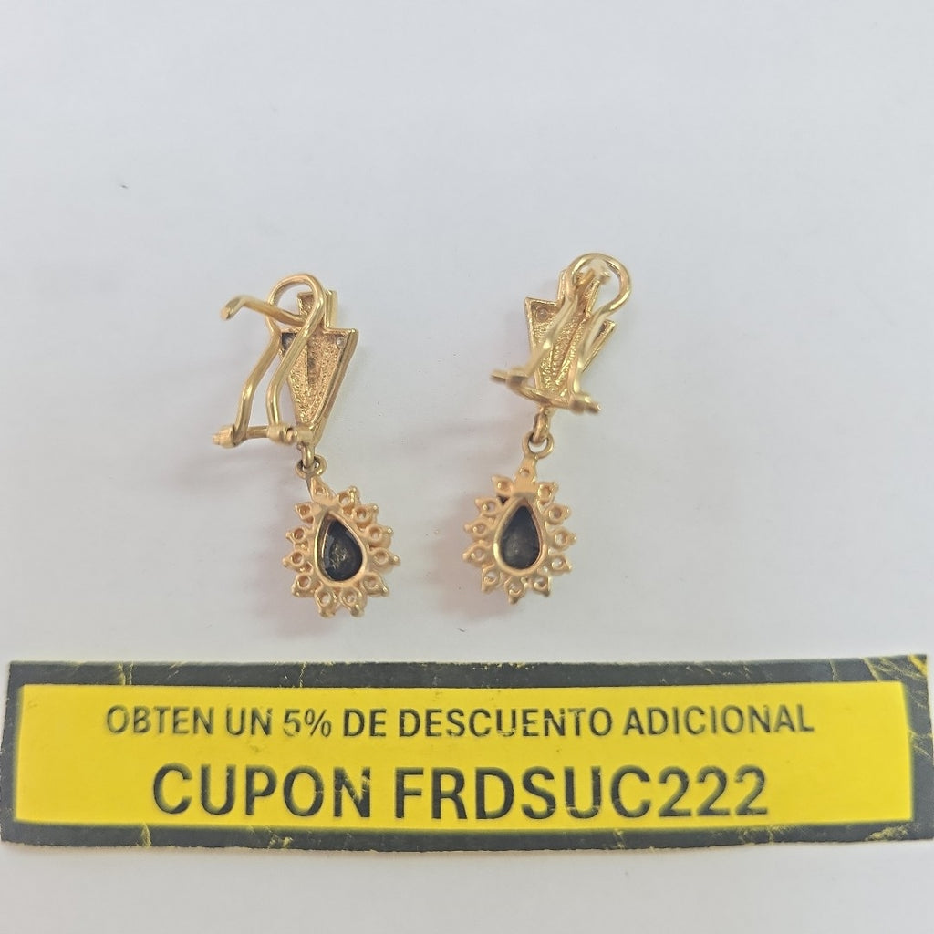 ARETES PAR ORO 14 K 4.9 GRMS (SEMINUEVO)