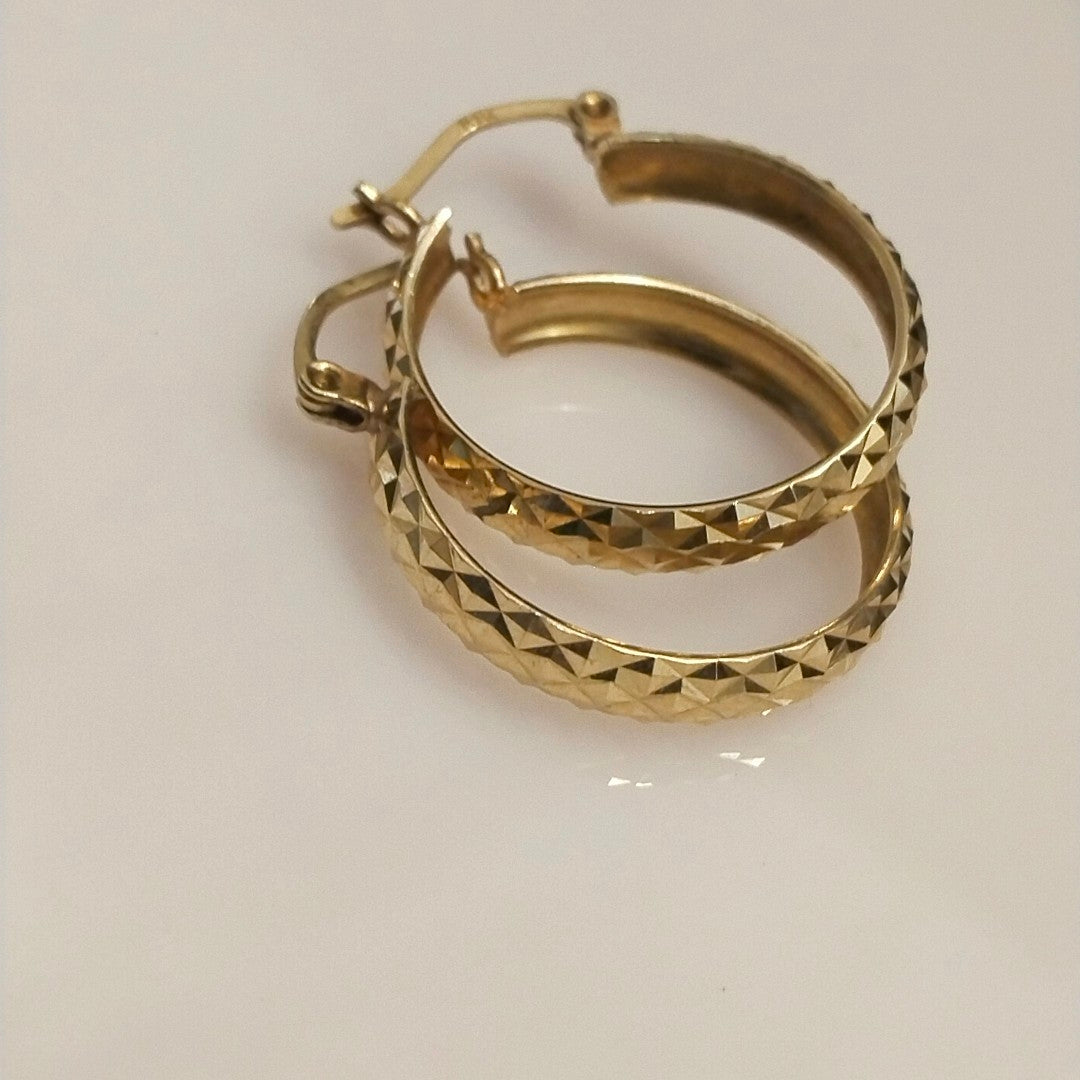 ARRACADAS PAR ORO 8 K 3,30 GRMS (SEMINUEVO)