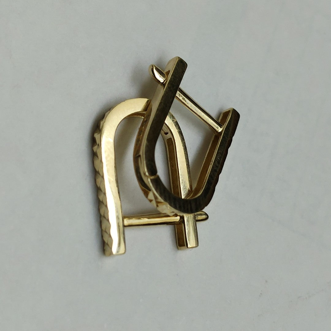 BROQUELES ORO 14K 1.5 (NUEVO)