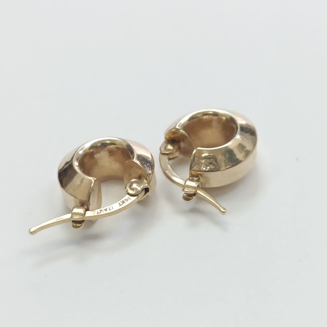 ARRACADAS PAR ORO 14 K 2 GRMS (SEMINUEVO)