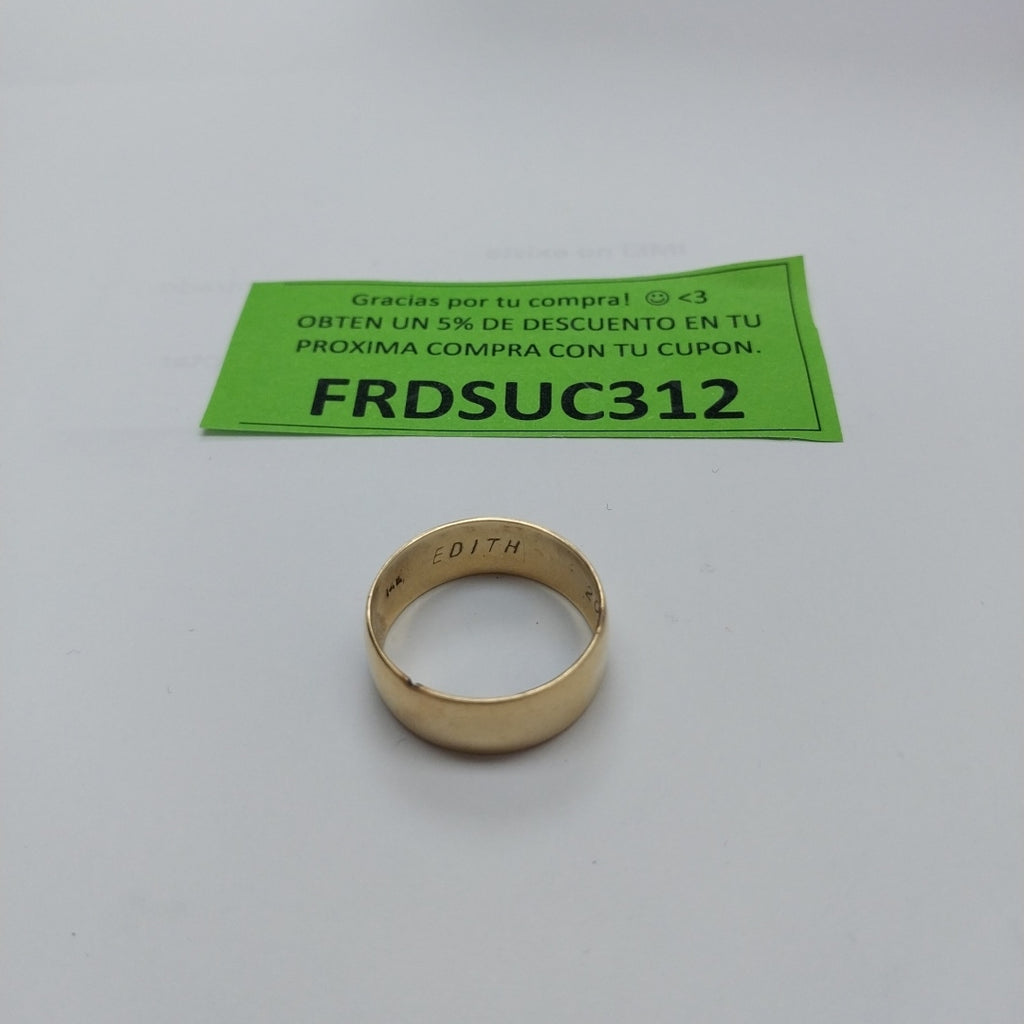 ARGOLLA ORO 14 K 4.3 GRMS (SEMINUEVO)