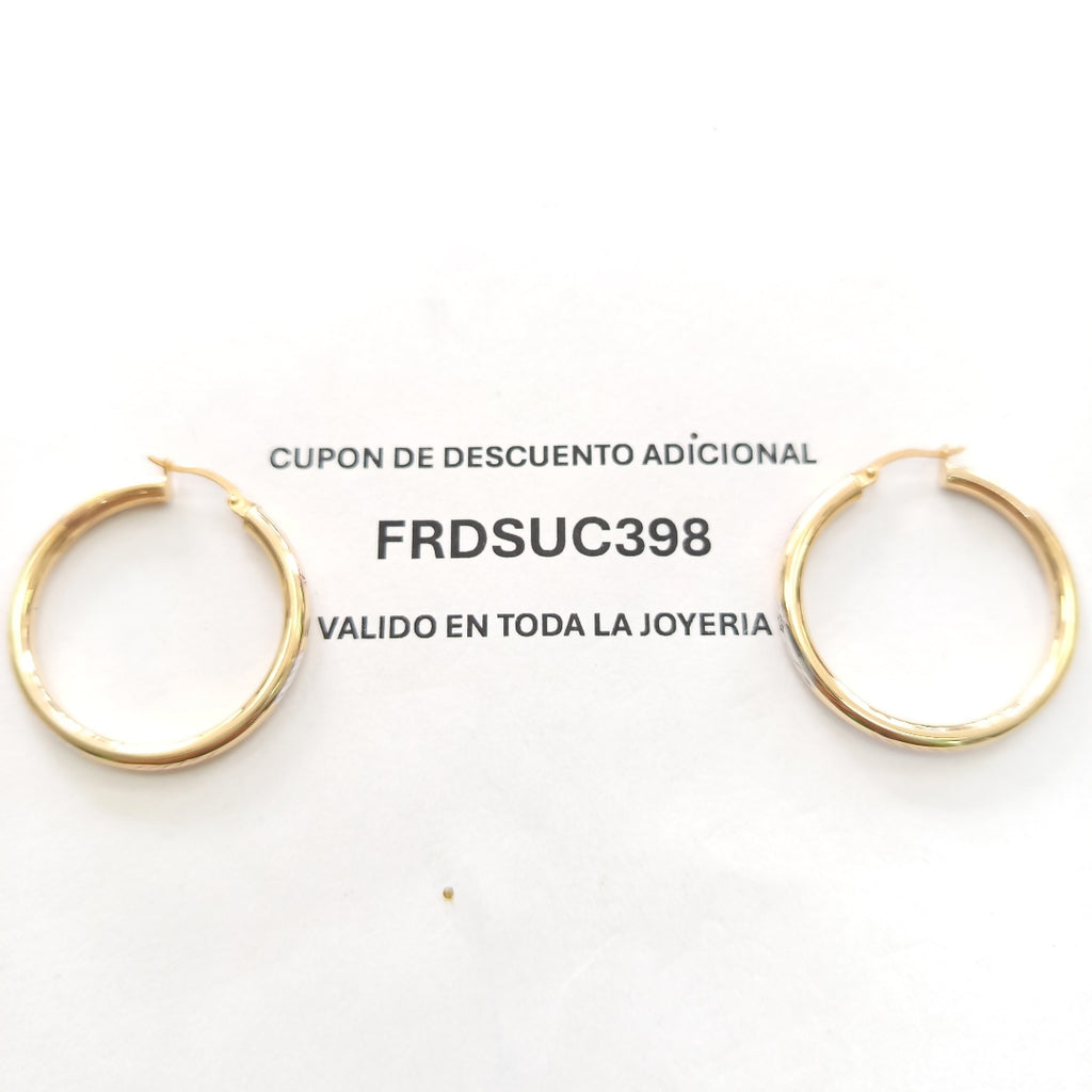 ARRACADAS PAR ORO 10 K 2.7 GRMS (SEMINUEVO)