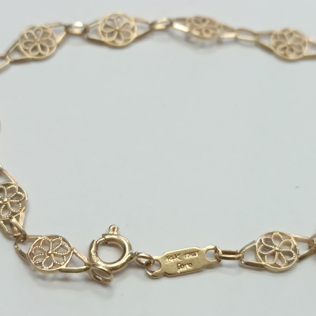 PULSERA ORO 14 K 3.3 GRMS (SEMINUEVO)