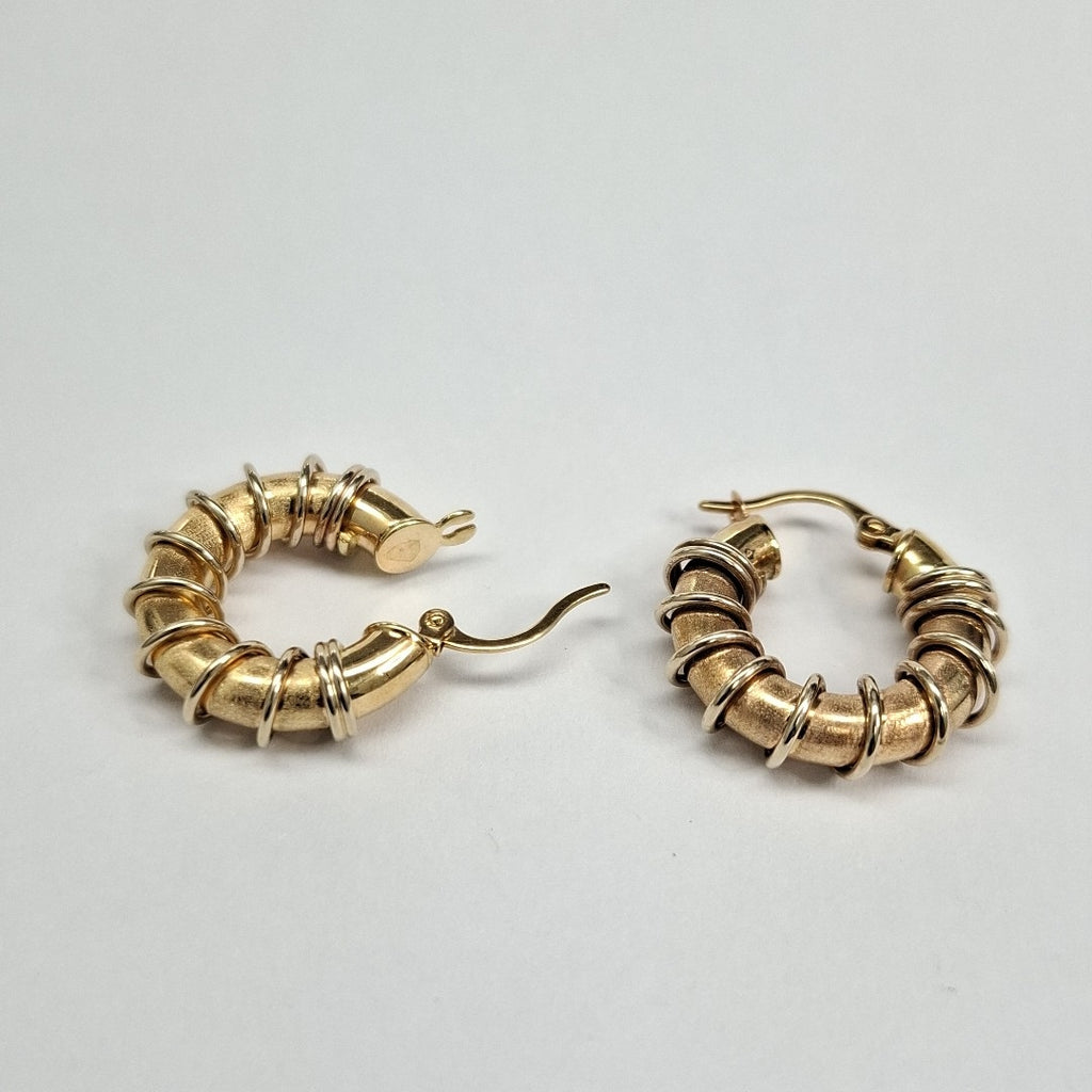 ARRACADAS PAR ORO 14 K 4,50 GRMS (SEMINUEVO)