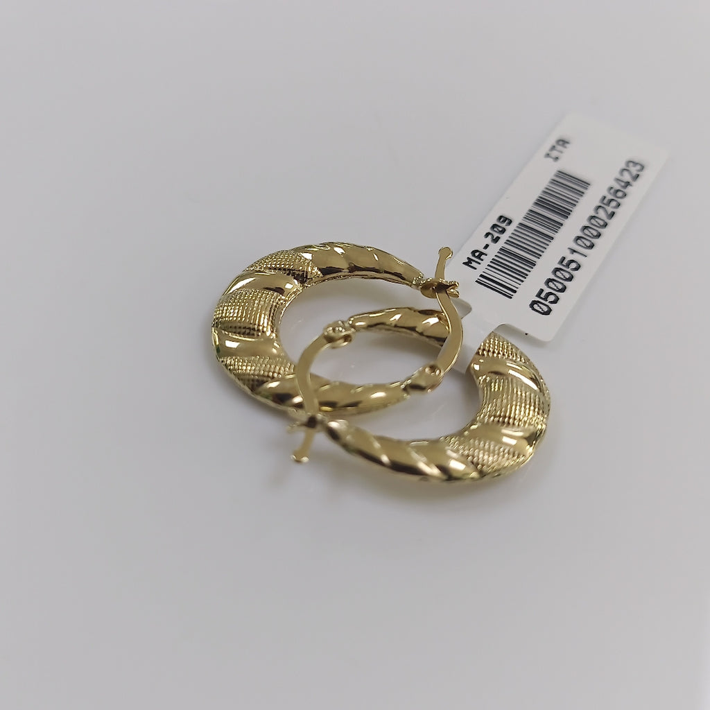 ARRACADAS ORO 10K 1.1 (NUEVO)