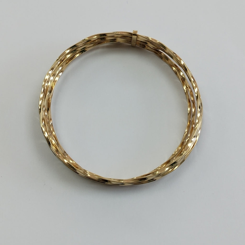 SEMANARIO DE PULSERAS ORO 14 K 22.3 GRMS (SEMINUEVO)