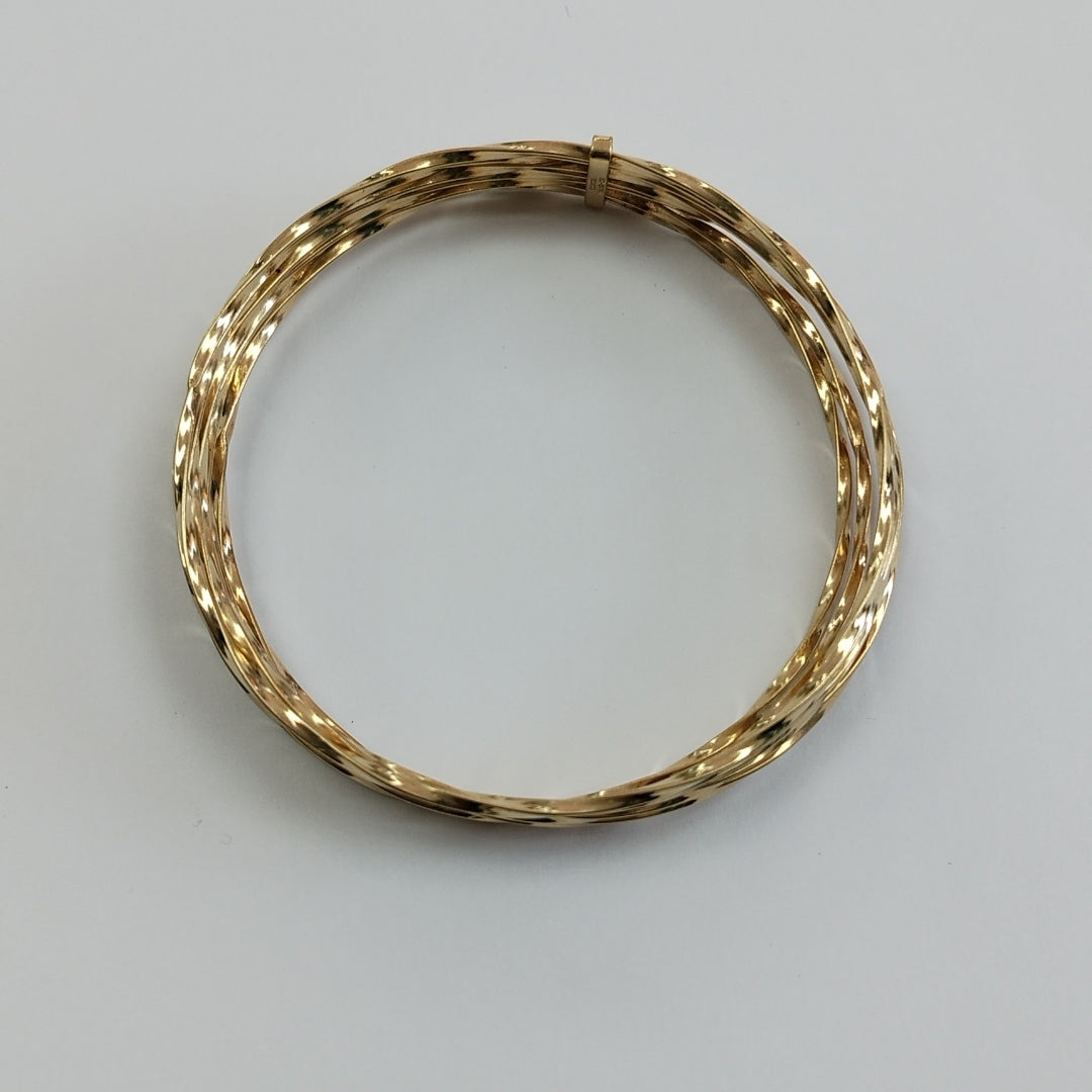 SEMANARIO DE PULSERAS ORO 14 K 22.3 GRMS (SEMINUEVO)