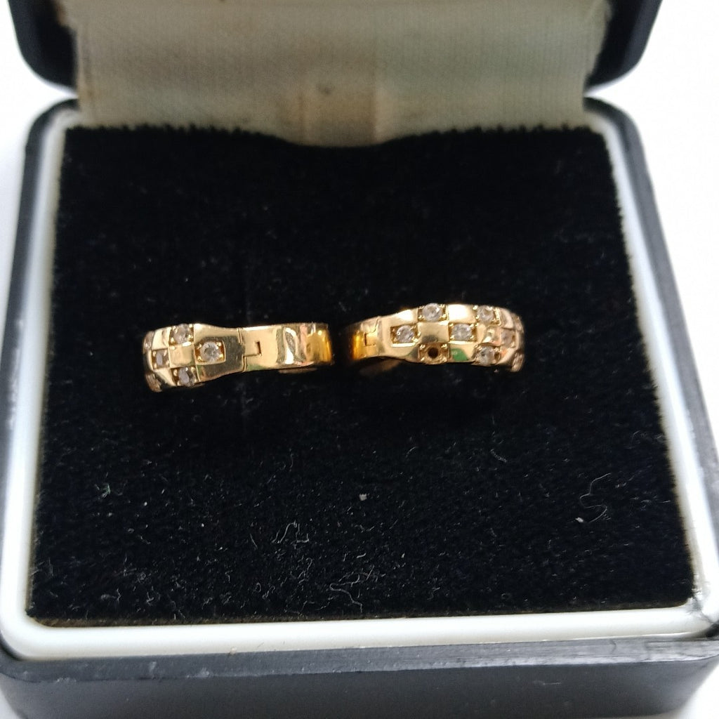 ARRACADAS PAR ORO 14 K 2,50 GRMS (SEMINUEVO)