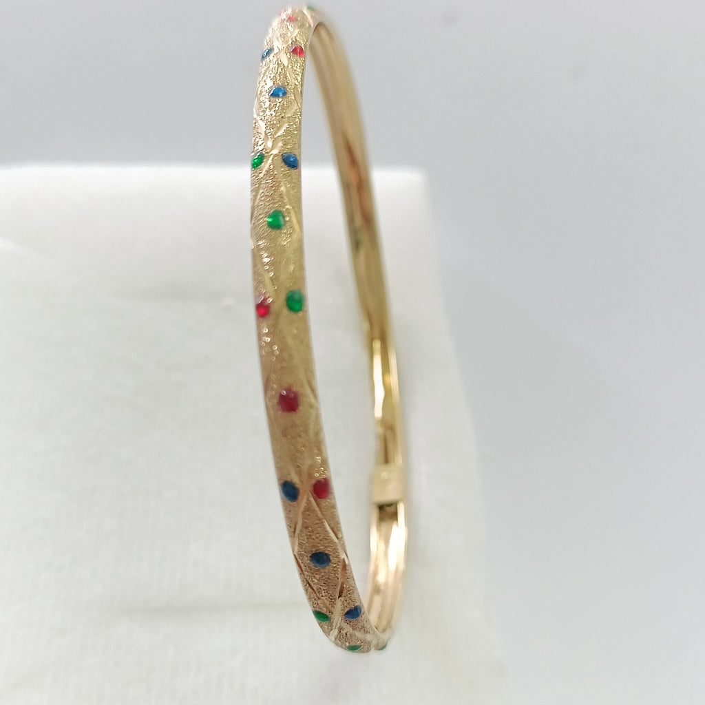 PULSERA RIGIDA ORO 14 K 3,80 GRMS (SEMINUEVO)